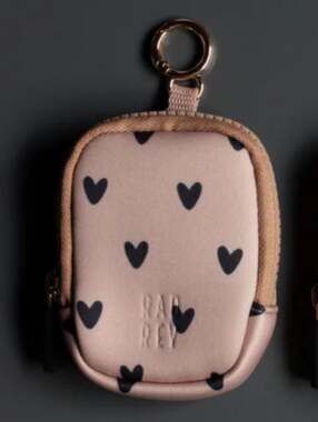 Rad Rev The Pod Pouch Tan Heart Neoprene Case